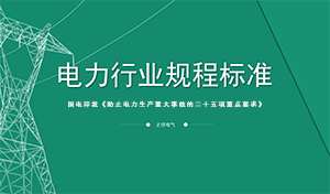 国电印发《防止电力生产重大事故的二十五项重点要求》